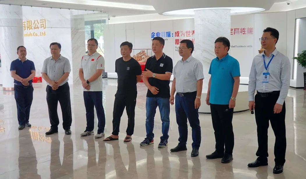 立讯精密王来胜副董事长一行到米兰体育材料考察